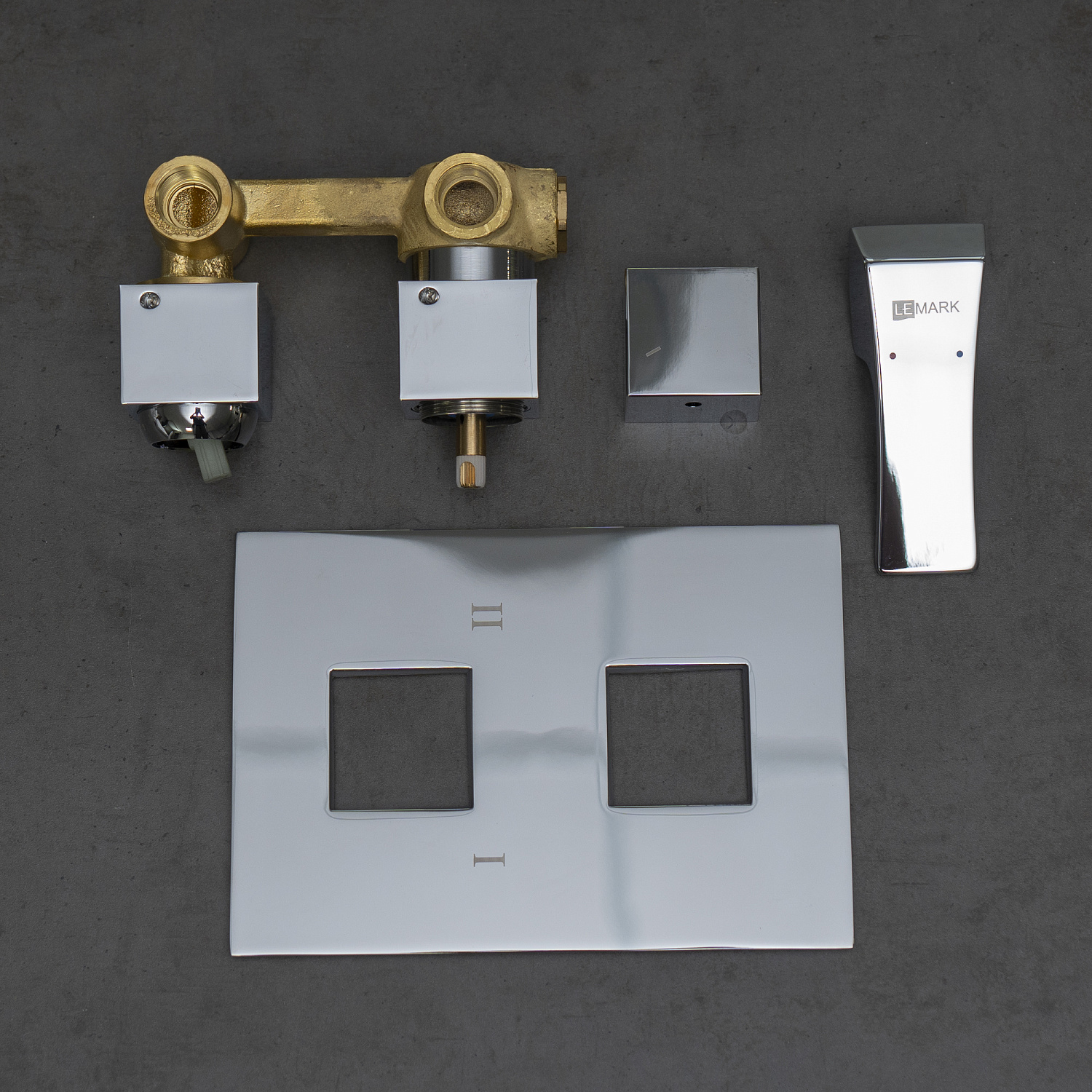 Смеситель Lemark Unit LM4527C для ванны и душа встраиваемый