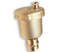 Авто-воздухоотводчик Tim прямой с отсекающим клапаном 1/2" латунь