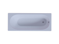 Акриловая прямоугольная ванна Aquatek Оберон 150х70 с фронтальным экраном, слив справа, без гидромассажа, вклеенный сварной каркас