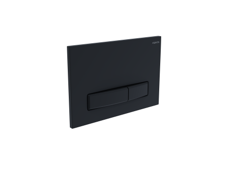 Панель смыва для инсталляции Aquatek Slim клавиши прямоугольные черный матовый