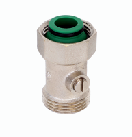 Узел нижнего подключения 3/4"x3/4" MVI одиночный прямой для двухтрубных систем шарового типа