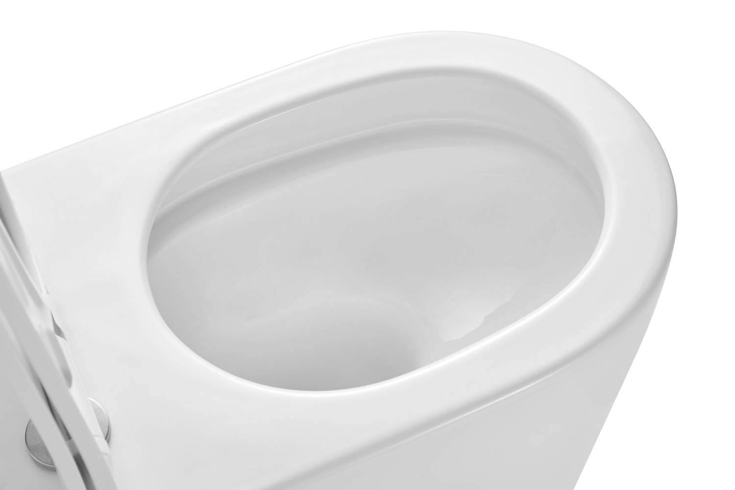 Унитаз подвесной безободковый Aquatek ОБЕРОН AQ1363W-00 531*360*344 с сиденьем Soft Close