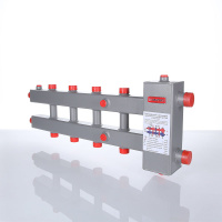 Гидроразделитель с коллектором Valtec горизонтальный 3 контура, до 70 кВт