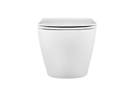 Унитаз подвесной безободковый Aquatek ЕВРОПА 525*360*320 с сиденьем Soft Close белый