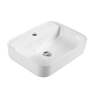 Раковина накладная Aquatek Вега на столешницу 500*395*140 мм белый матовый