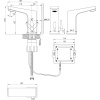 Смеситель Lemark Project LM4655CE для раковины бесконтактный (сенсорный)