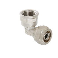 Угольник обжимной Valtec с переходом на внутреннюю резьбу 32 мм х 1"