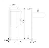 Модуль Aquatek для поручней и опор для лиц с ограниченными возможностями