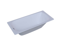 Акриловая прямоугольная ванна Aquatek Eco-Friendly Ника 75 без фронтального экрана, без гидромассажа, без опоры(каркаса) 170 см