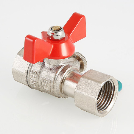 Кран шаровой Valtec для подключения манометра с внутренней резьбой 1/2" x 3/8"