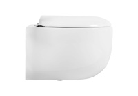 Унитаз подвесной безободковый Aquatek АЛЬТАИР AQ1980-00 530*395*340 с сиденьем Soft Close