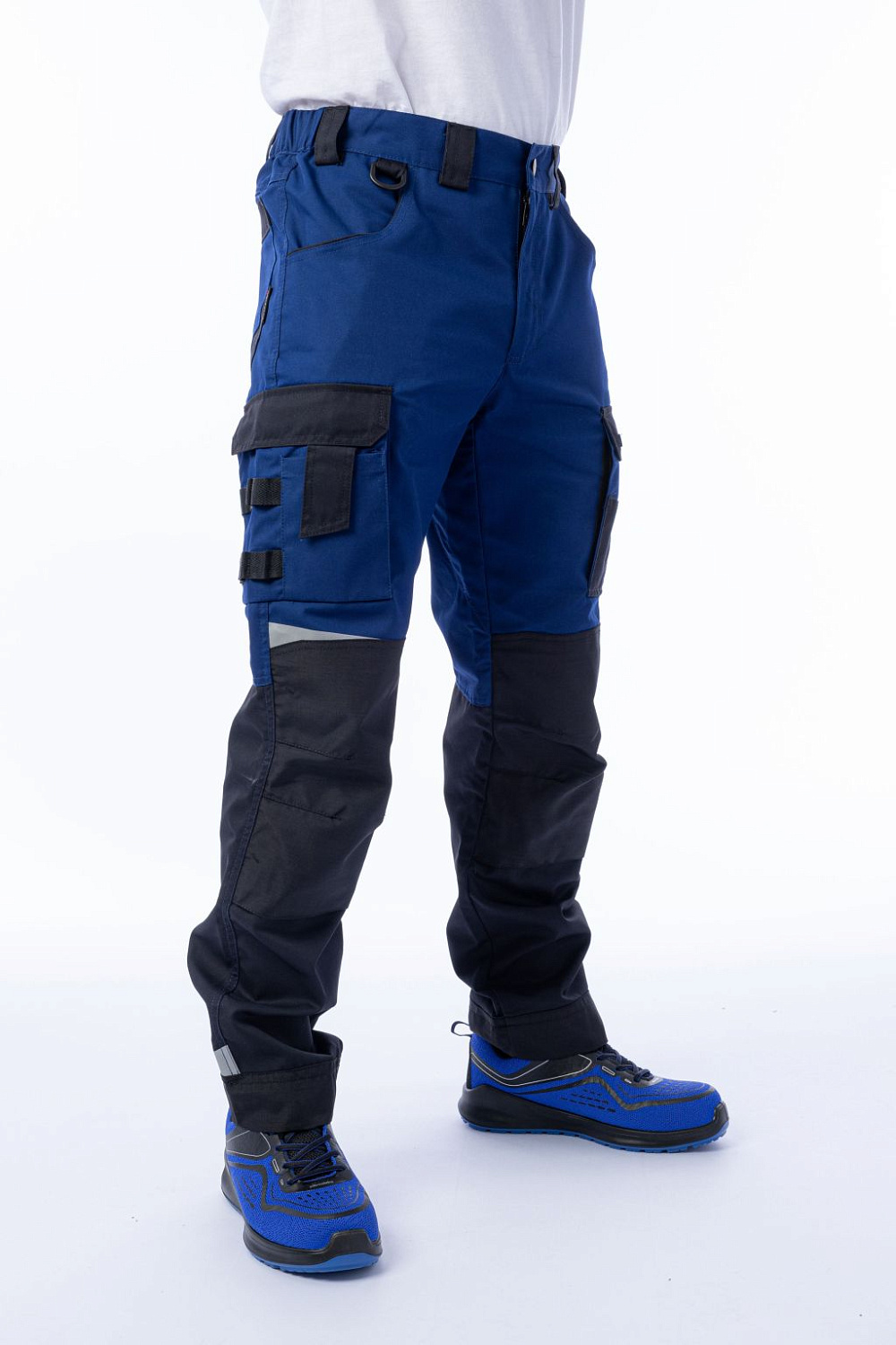 Брюки Brodeks KS302 синий/черный