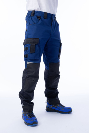 Брюки Brodeks KS302 синий/черный