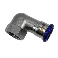 Пресс-угольник MVI с внутренней резьбой укороченный нержавеющая сталь 18х1/2"