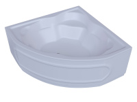 Акриловая угловая ванна Aquatek Сириус 164х164 без фронтального экрана, без гидромассажа, вклеенный сварной каркас