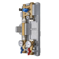 Насосный модуль Valtec с байпасом и четырехходовым клапаном