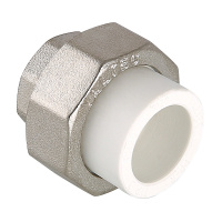 Фитинг разъемный PPR Valtec с переходом на внутреннюю резьбу 20 мм х 1"