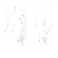 Смеситель Lemark Minima LM3850C для кухни
