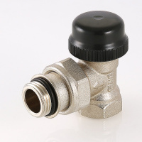 Клапан радиаторный Valtec угловой с преднастройкой 3/4"