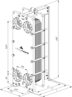 Разборный теплообменник WhiteNord Wh