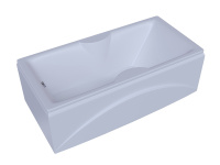 Акриловая прямоугольная ванна Aquatek Феникс 75 без фронтального экрана, без гидромассажа, сборно-разборный сварной каркас 190 см