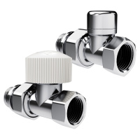 Набор термостатический Royal Thermo Design 1/2"М30х15 Хром прямой