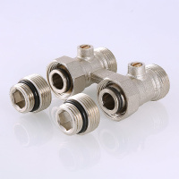 Узел для нижнего подключения радиатора Valtec