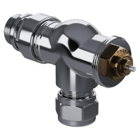 Набор термостатический Royal Thermo Design Pro 15мм М30х15 Хром осевой