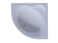 Акриловая угловая ванна Aquatek Eco-Friendly Ума 145х145 без фронтального экрана, без гидромассажа, без опоры(каркаса)