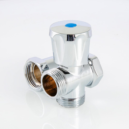 Вентиль-тройник Valtec с удлинителем для подключения сантехнических приборов