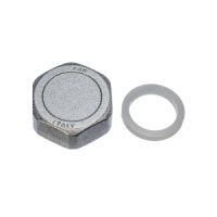 Заглушка для коллектора FAR 1" ВР хромированная