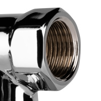 Набор термостатический Royal Thermo Design 1/2" Click Хром с термоголовкой Design Хром прямой