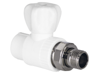Кран шаровой PPR Tebo для радиаторов прямой 1v 25x3/4"