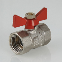 Кран шаровой Valtec Compact с ручкой-бабочкой и внутренней резьбой 3/4"
