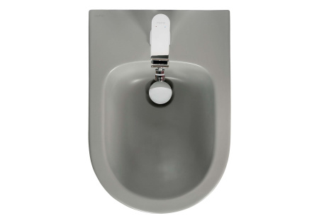 Биде подвесное Aquatek ВЕГА 530*360*330мм серый матовый