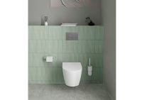 Панель смыва для инсталляции Aquatek клавиши круглые хром глянцевый