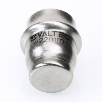 Заглушка Valtec нержавеющая сталь 88,9 мм