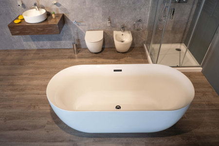 Ванна отдельностоящая Aquatek Афина 170х78 белый глянец