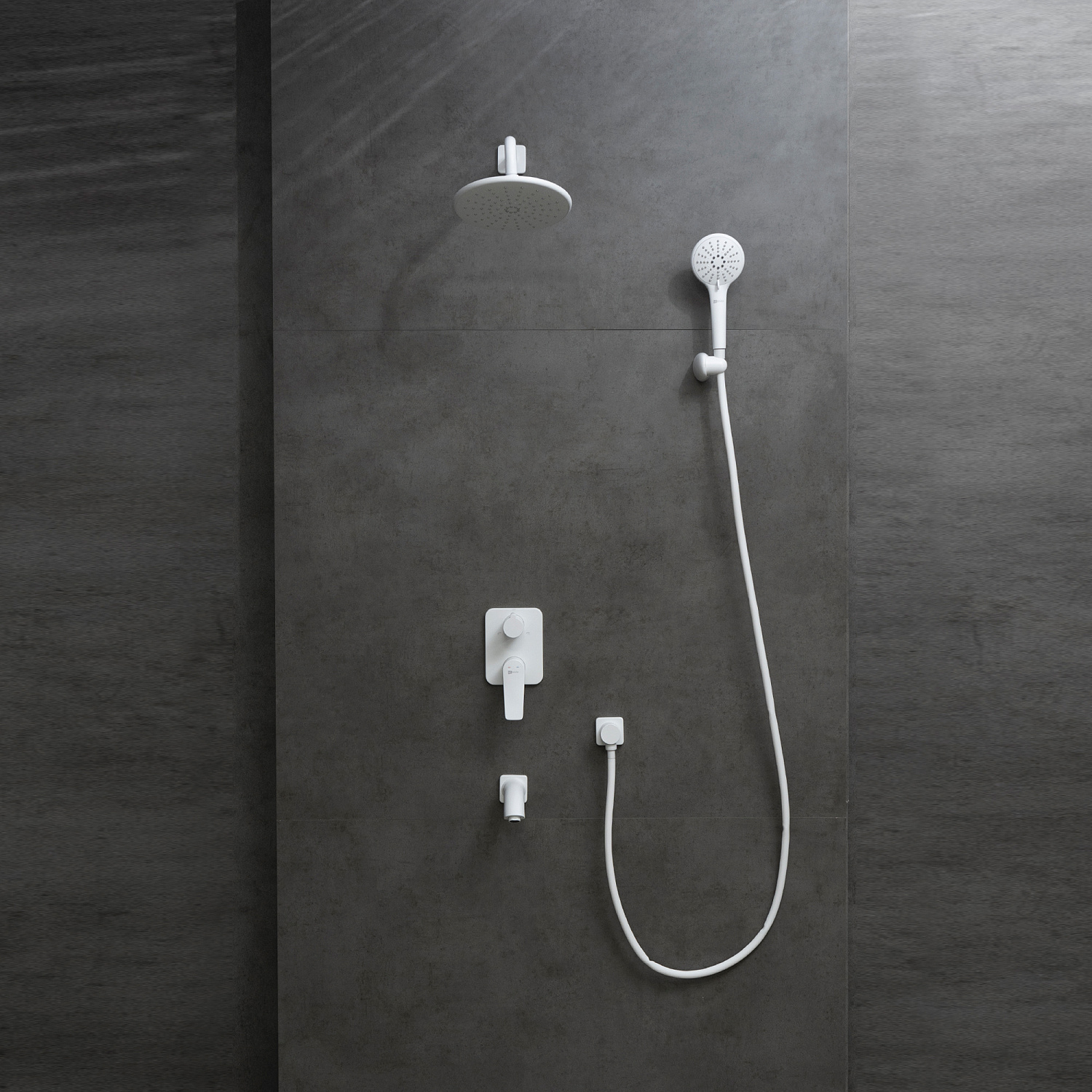 Смеситель Lemark Bronx LM3722MW для ванны и душа встраиваемый