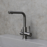 Смеситель Lemark Expert LM5061GMN для кухни с подключением к фильтру с питьевой водой