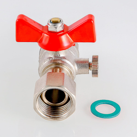 Кран шаровой Valtec для подключения манометра 1/2" х 3/8"