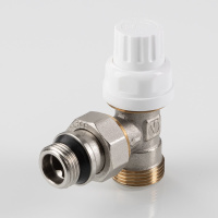 Клапан радиаторный Valtec угловой с дополнительным уплотнением 1/2 x 3/4" («евроконус»)