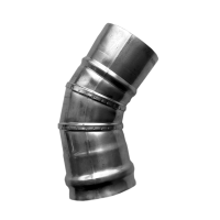 Дымоход Kiturami из нержавеющей стали колено одностенное F80 45