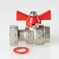 Кран шаровой Valtec с накидной гайкой 3/4" x 1"