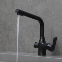 Смеситель Lemark Ursus LM7258BL для кухни с подключением к фильтру с питьевой водой