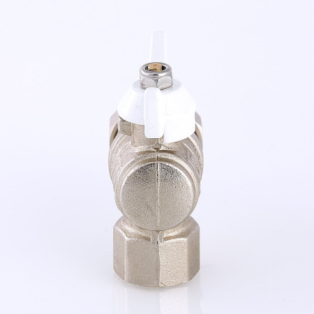 Кран шаровой Valtec Base угловой с полусгоном и дополнительным уплотнением 1/2"