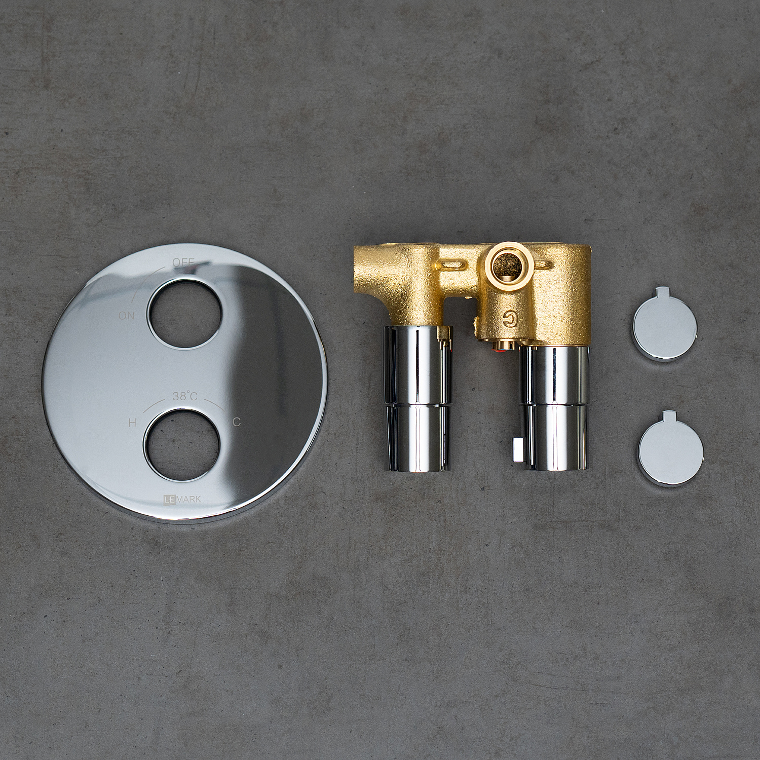 Смеситель Lemark Yeti LM7823C для душа встраиваемый