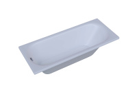 Акриловая прямоугольная ванна Aquatek Lifestyle Лугано 70 без фронтального экрана, без гидромассажа, без опоры(каркаса) 170 см