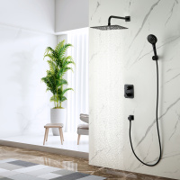 Смеситель Lemark Bronx LM3749BL для ванны и душа термостатический встраиваемый