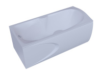 Акриловая прямоугольная ванна Aquatek Европа 180х80 без фронтального экрана, без гидромассажа, вклеенный сварной каркас